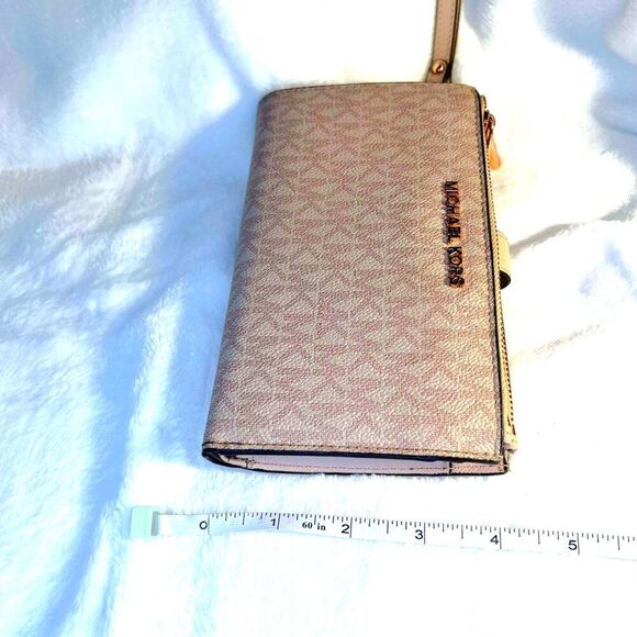 Michael Kors Jet Set Travel double Zip Wristlet - Picture 15 of 15